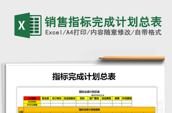 销售计划表模板
