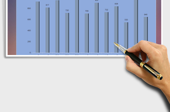 2025年柱形图通用模板免费下载