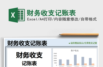 2025年财务收支记账表