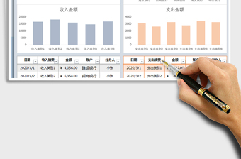 2025年财务收支记账表