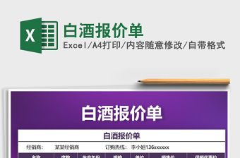 2025年白酒报价单