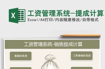 2025年工资管理系统-提成计算