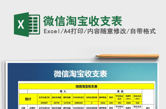 2025年微信淘宝收支表