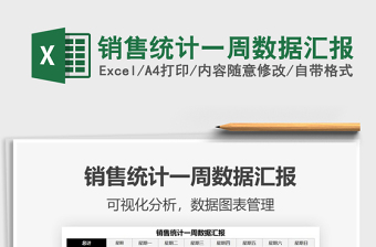 2025年销售统计一周数据汇报