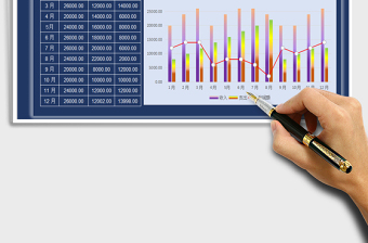 2025年收支表-图表对比分析