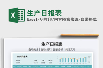 2025年生产日报表