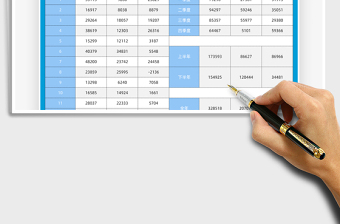 2025年全年财务费用统计表带公式