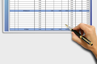 2025年资金日报表（自动汇总）