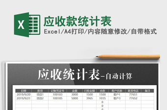 2025年应收款统计表