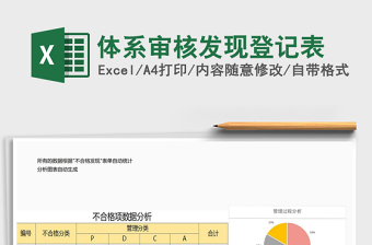 2025年体系审核发现登记表免费下载