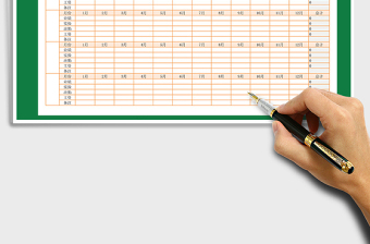 2025年员工全年业绩统计表