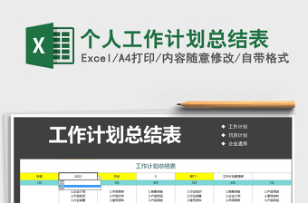 2025年个人工作计划总结表