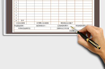 2025年销售日报表免费下载