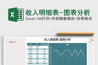 2025年收入明细表-图表分析免费下载