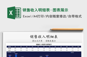 2025年销售收入明细表-图表展示