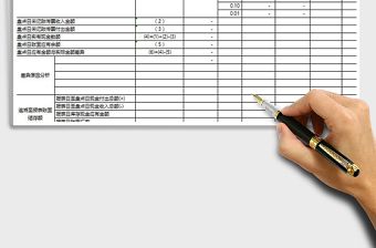 2025年库存现金盘点表免费下载