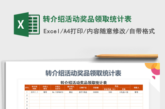2025年转介绍活动奖品领取统计表