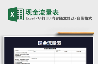 2025年现金流量表免费下载