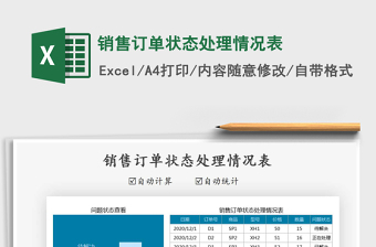 2025年销售订单状态处理情况表