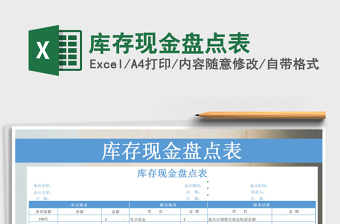 2025年库存现金盘点表