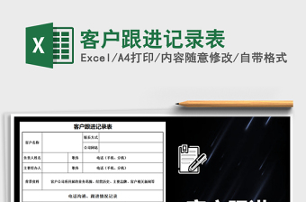 2025年客户跟进记录表