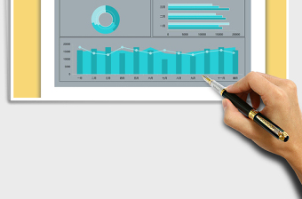2025年各月销售业绩分析图表