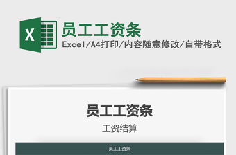 2025年员工工资条