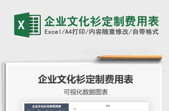 2025年企业文化衫定制费用表