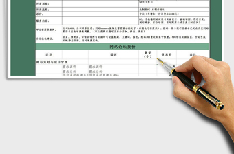 2025年网站销售报价单