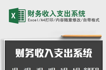 2025年财务收入支出系统免费下载