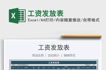 2025年工资发放表