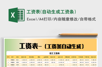 2025年工资表(自动生成工资条）