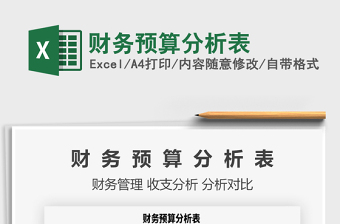 2025年财务预算分析表