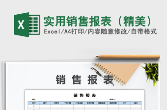 2025年实用销售报表（精美）免费下载