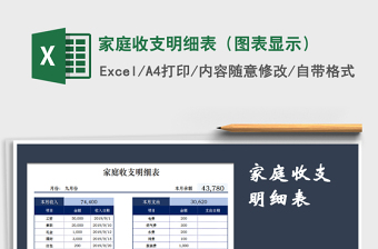 2025年家庭收支明细表（图表显示）