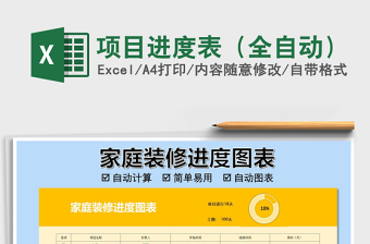 2025年项目进度表（全自动）