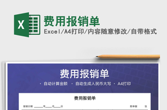 2024年费用报销单