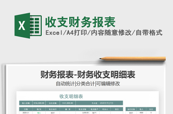 2025年收支财务报表