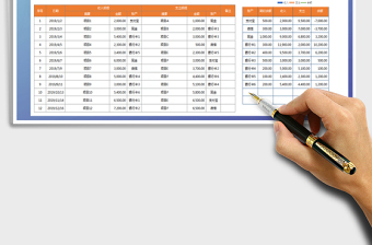 2025年收入支出管理台账-（月份统计，图表结合）免费下载
