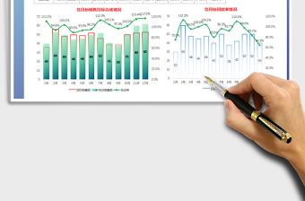 2025年销售报表图形图标