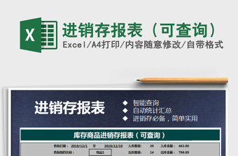 2025年进销存报表（可查询）