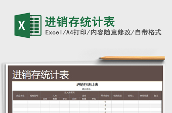2025年进销存统计表