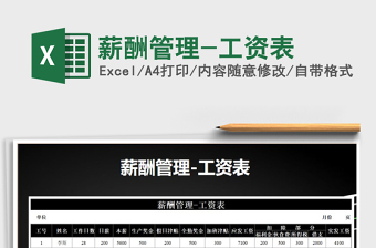 2025年薪酬管理-工资表