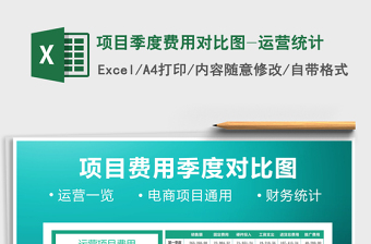 2025年项目季度费用对比图-运营统计