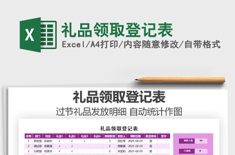2025年礼品领取登记表