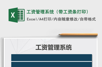 2025年工资管理系统（带工资条打印）免费下载