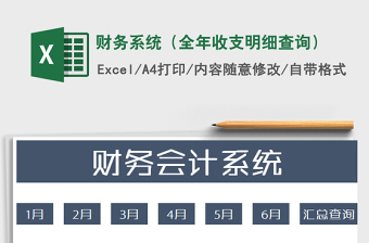 2025年财务系统（全年收支明细查询）