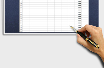 2025年财务记账表