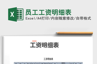 2025年员工工资明细表免费下载