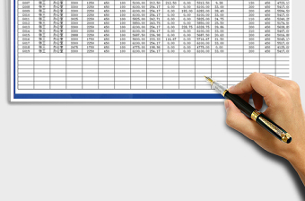 2025年工资明细表模板（考勤表）